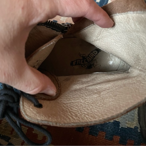 Freebird Oscar Boots Brown Distressed Leather - Picture 4 of 9